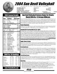 ASU VB Weekly Template