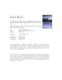 Numerical Simulation and Intercomparison of Boundary Layer Structure with Different PBL Schemes in WRF Using Experimental Observations at a Tropical Site