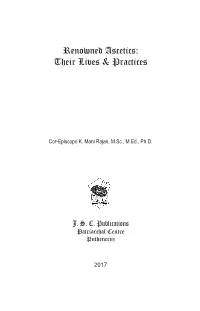 Renowned Ascetics: Their Lives & Practices