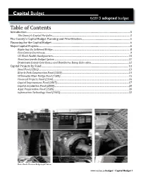 Table of Contents