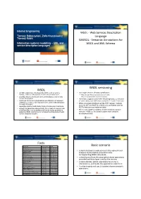 WSDL WSDL Versioning Facts Basic Scenario