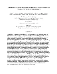 Aeroelastic Airworthiness Assessment of the Adaptive Compliant Trailing Edge Flaps