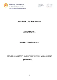 Feedback Tutorial Letter Assignment 1 Second