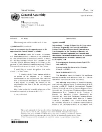 General Assembly Official Records Sixty-Fifth Session