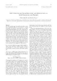 Hiv Coreceptors: from Discovery and Designation to New Paradigms and Promise
