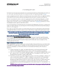 J: Formatting with Jutoh