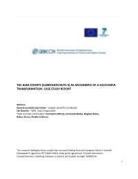 The Alba County (Subregion Nuts 3) As an Example of a Successful Transformation- Case Study Report
