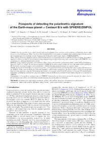 Prospects of Detecting the Polarimetric Signature of the Earth-Mass Planet Α Centauri B B with SPHERE/ZIMPOL