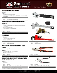 Ratcheting Adjustable Wrench Mining Adjustable