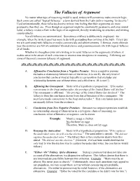 The Fallacies of Argument