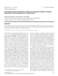 Contrasting Structure and Function of Pubescent and Glabrous Varieties of Hawaiian Metrosideros Polymorpha (Myrtaceae) at High Elevation