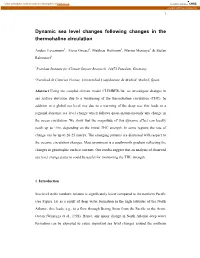 Dynamic Sea Level Changes Following Changes in the Thermohaline Circulation