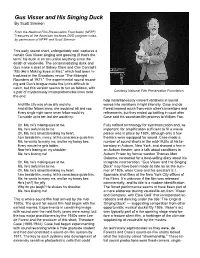 Gus Visser and His Singing Duck by Scott Simmon