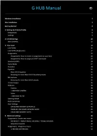 Logitech G Hub Manual