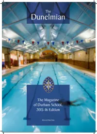 Old Dunelmian, They Flow from Their Silent Waters Collect a Token of Our Appreciation