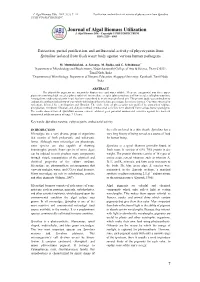 Extractuion, Partial Pirificatuon and Anti