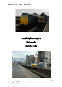 Modelling East Anglia's Railways in 2Mm/N Scale