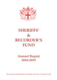 Sheriffs' & Recorder's Fund
