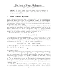 Square Roots and the Rabin Cryptosystem William J