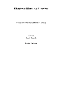 Filesystem Hierarchy Standard