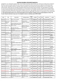 Grantham Ramblers 2019 Walk Programme This Programme Is for Subscription Paying Members of the Ramblers Association