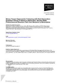 Stress Tensor Eigenvector Following with Next-Generation