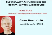 Supergravity Amplitudes in a Horava-Witten Background