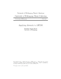 Applying Diversity to OFDM