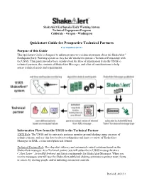 Quickstart Guide for Prospective Technical Partners (FINAL)
