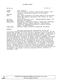 The Y1K Situation: Gerbert's Instructional Devices, Their Influence, and Possible Parallels to the Present