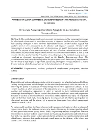 9 Professional Development and Empowerment Of