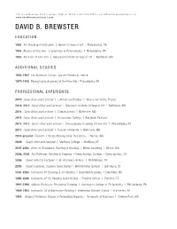 David B. Brewster