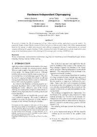 Hardware-Independent Clipmapping