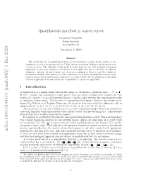 Quadrilaterals Inscribed in Convex Curves