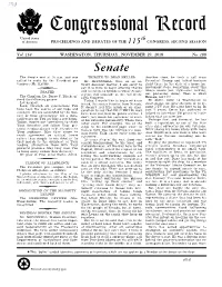 Senate Section