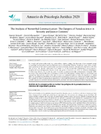 The Dangers of Pseudoscience in Security and Justice Contexts1 Vincent Denault1, 2, Pierrich Plusquellec2, 3, 4, Louise M