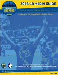2018-19 MEDIA GUIDE Table of Contents / Schedule