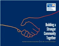 Building a Stronger Community Together