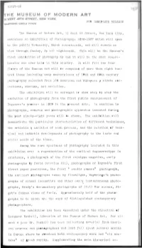 EXHIBIT of PHOTOGRAPHY OPENS March 12, 1937
