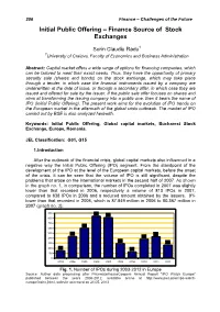 Initial Public Offering – Finance Source of Stock Exchanges