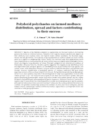 Polydorid Polychaetes on Farmed Molluscs: Distribution, Spread and Factors Contributing to Their Success