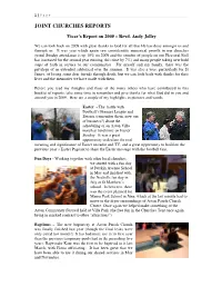 Joint Churches Reports
