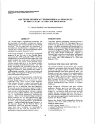 Are There Significant Hydrothermal Resources in the U.S