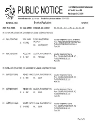 Broadcast Applications 10/28/2020