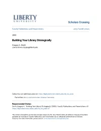 Building Your Library Strategically