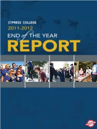 Cypress College 2011-2012 End of the Year Report