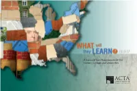 A Survey of Core Requirements at Our Nation's Colleges and Universities