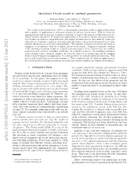 Arxiv:2105.08792V2 [Cond-Mat.Stat-Mech] 21 Jun 2021 Cles with Their Neighbours