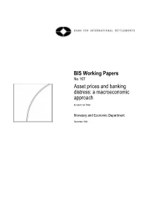 Asset Prices and Banking Distress: a Macroeconomic Approach by Goetz Von Peter