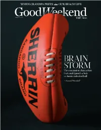 BRAIN STORM the Concussion Class Action That Could Punch a Hole in Aussie Rules Football